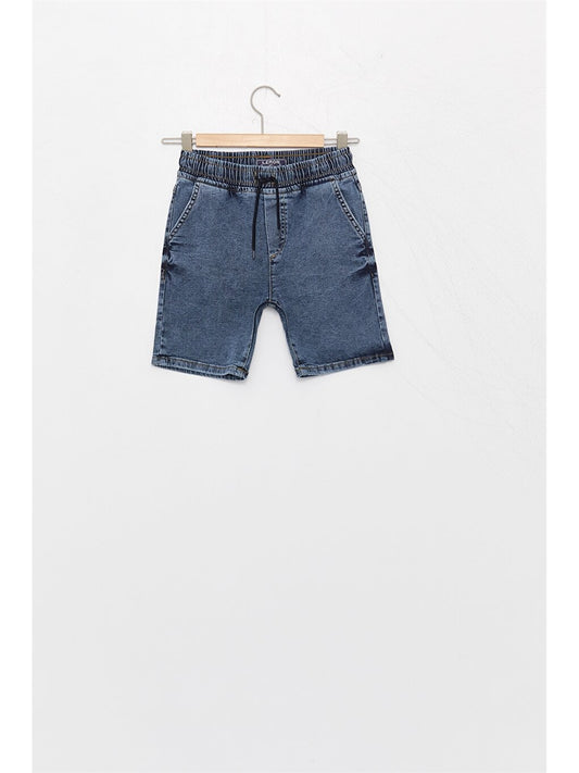 Basic Boys' Shorts with Elastic Waist