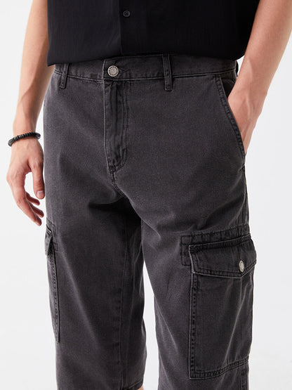 Standard Fit Men's Jean Bermuda