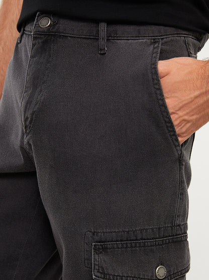 Standard Fit Men's Jean Bermuda