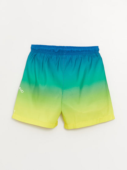 Printed Quick Drying Boys' Swim Shorts