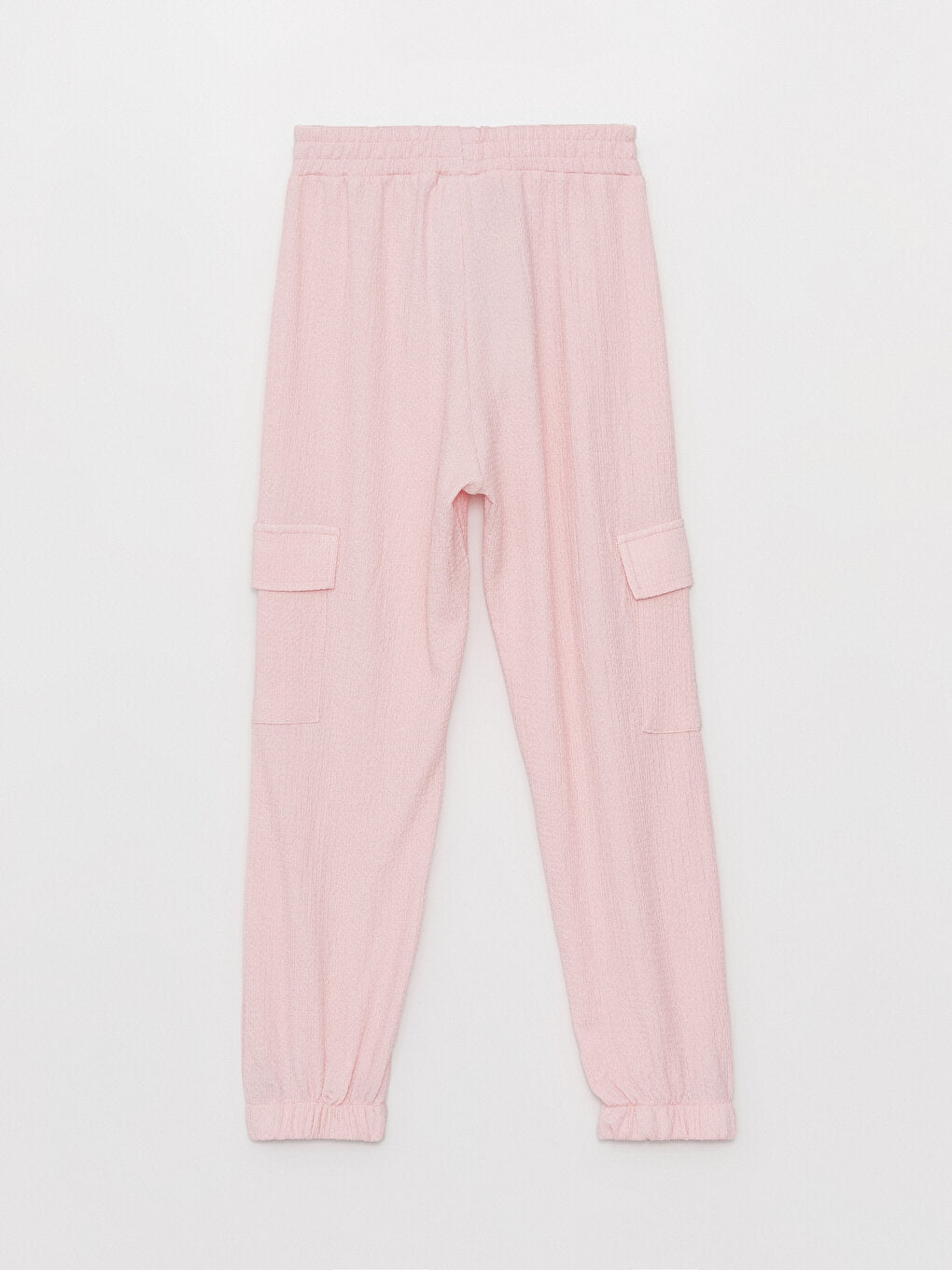 Girls' Cargo Pants with Elastic Waist