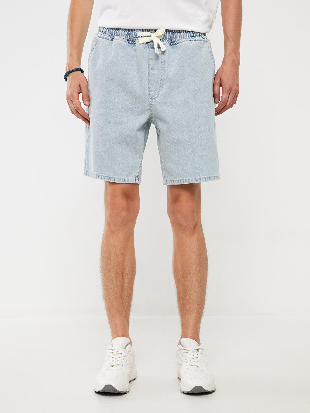 Loose Fit Men's Jean Shorts