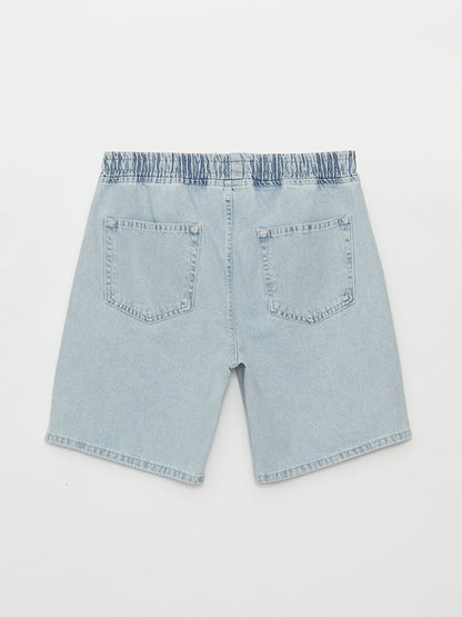 Loose Fit Men's Jean Shorts