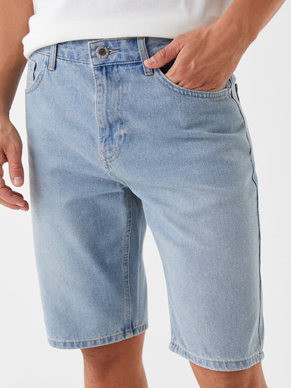 Slim Fit Men's Jean Shorts