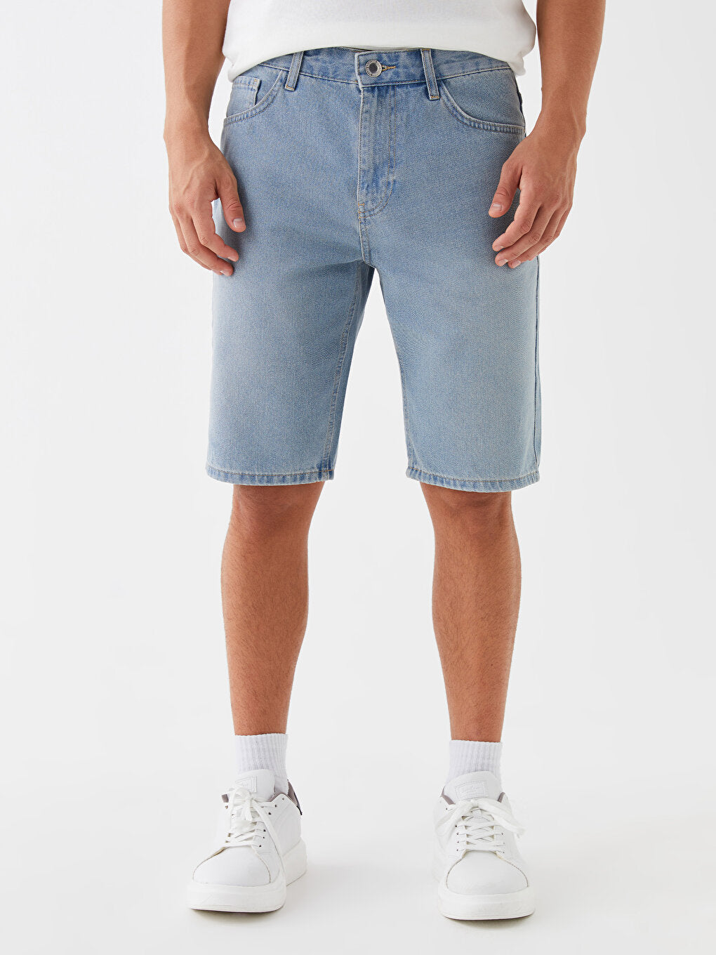 Slim Fit Men's Jean Shorts