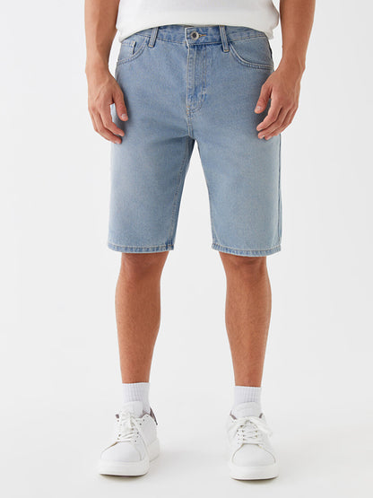 Slim Fit Men's Jean Shorts