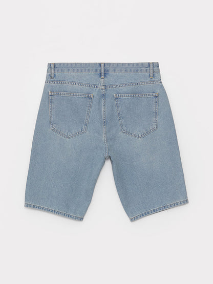 Slim Fit Men's Jean Shorts