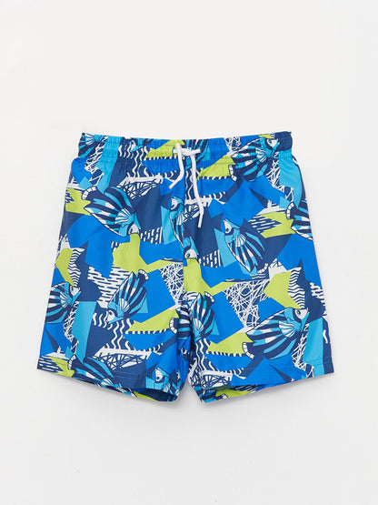 Printed Quick Drying Boy's Swim Shorts 2-pack