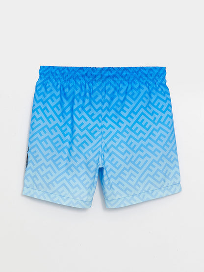 Printed Quick Drying Boys' Swim Shorts