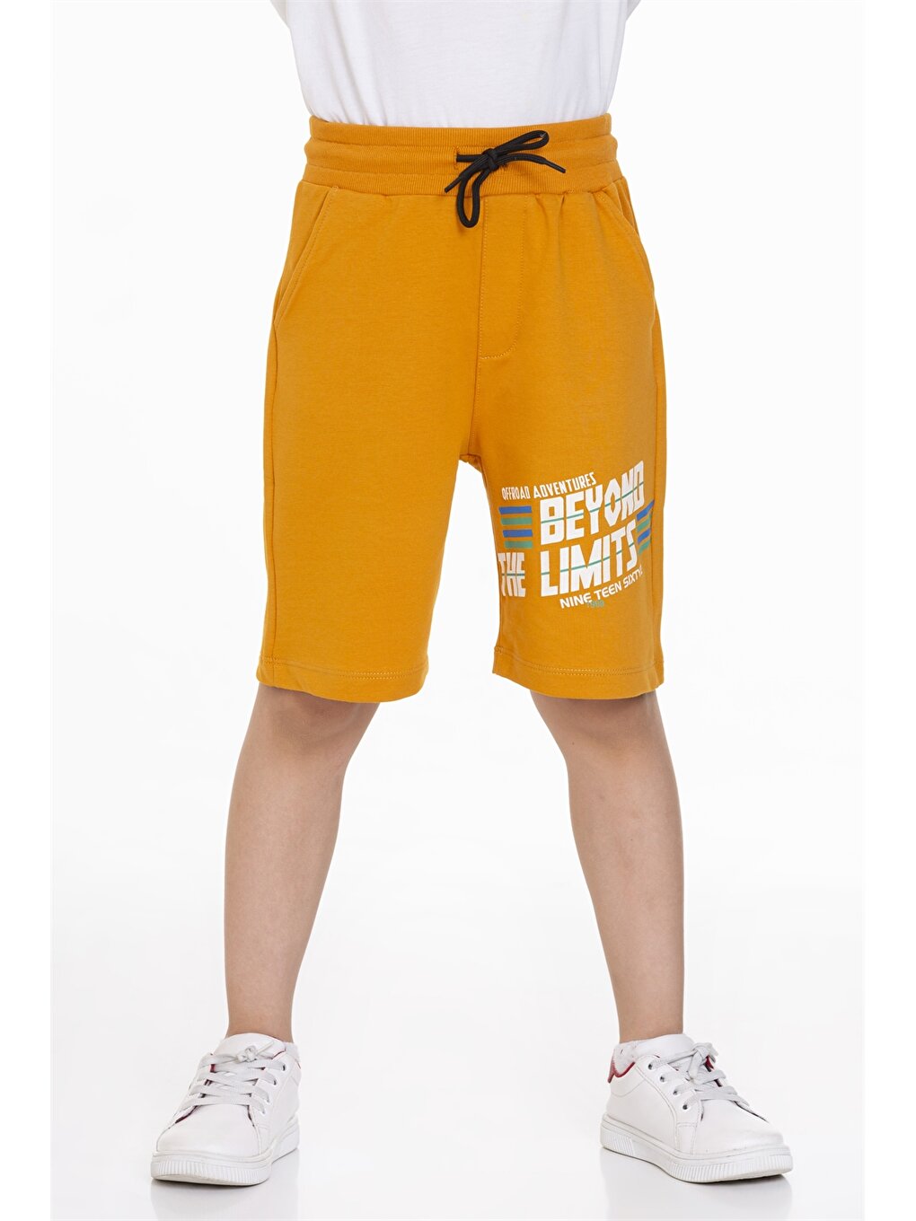 Printed Boys' Shorts with Elastic Waist