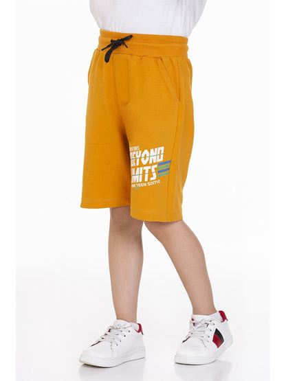 Printed Boys' Shorts with Elastic Waist