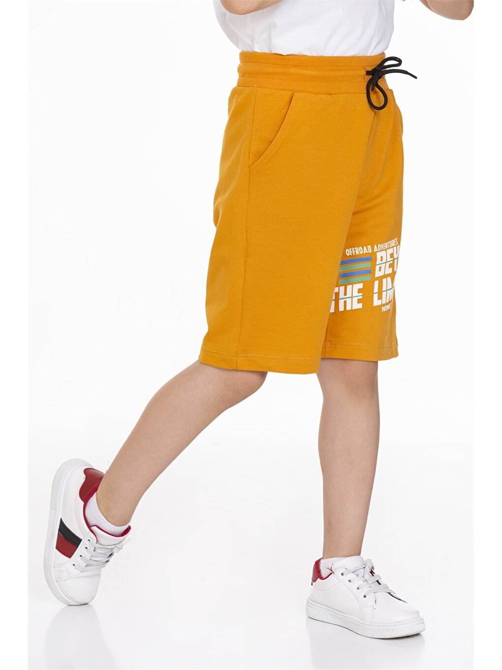 Printed Boys' Shorts with Elastic Waist