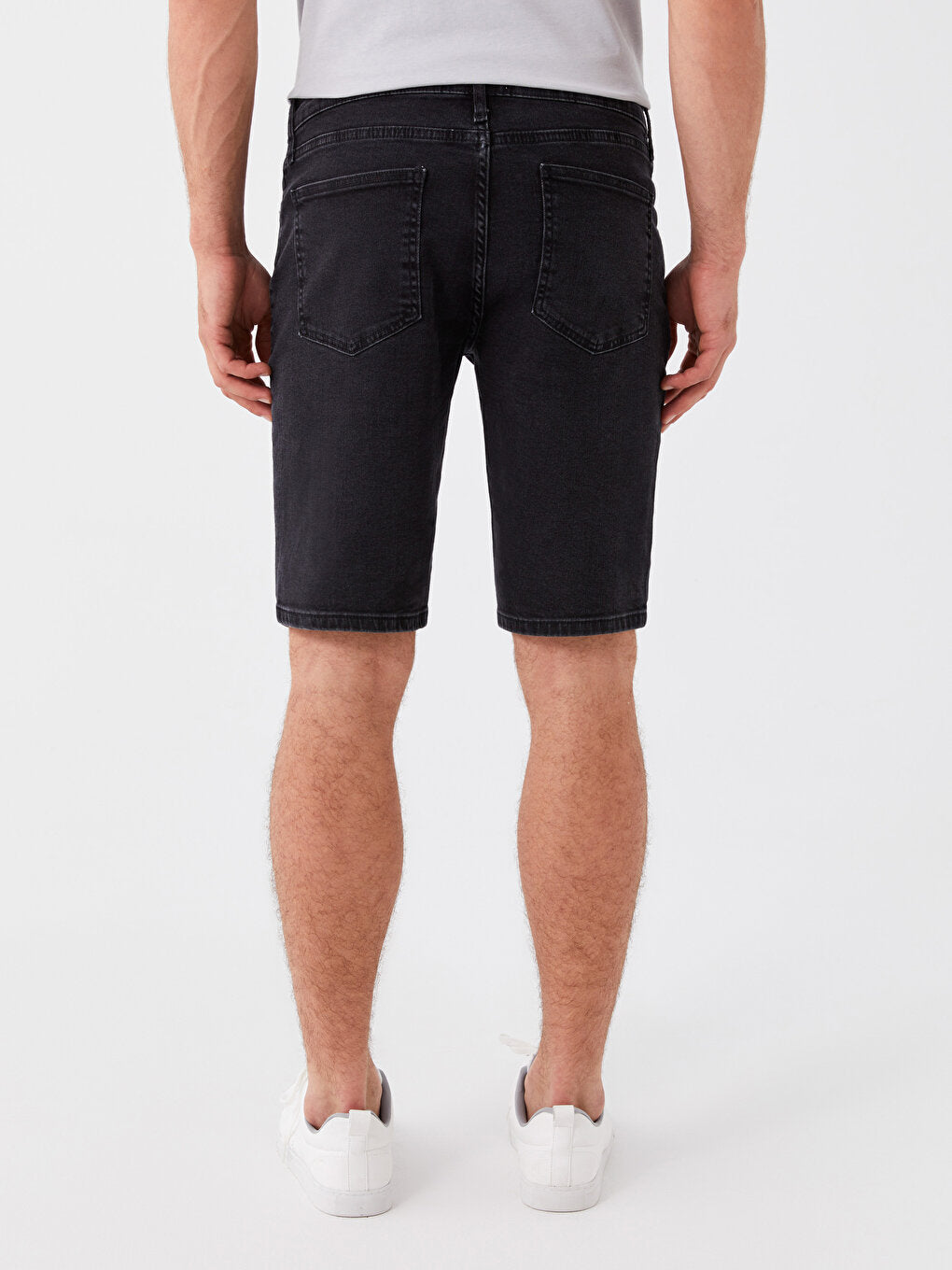 Skinny Fit Men's Jean Shorts