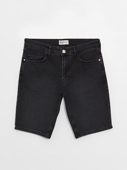 Skinny Fit Men's Jean Shorts