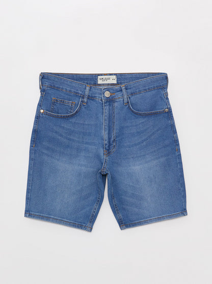 Slim Fit Men's Jean Shorts