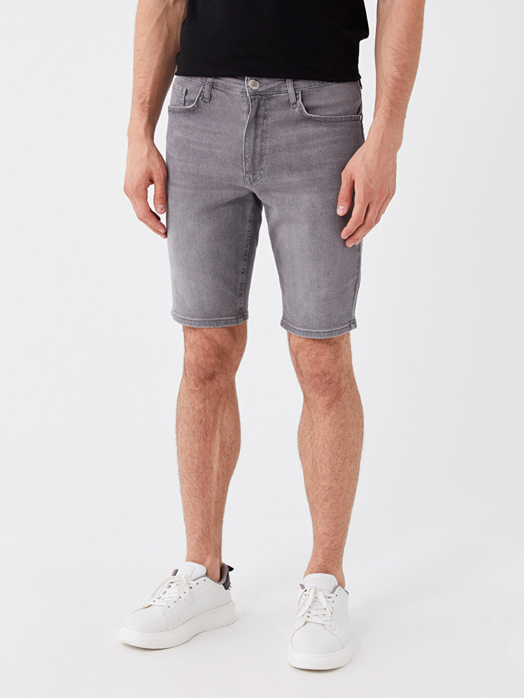 Slim Fit Men's Jean Shorts