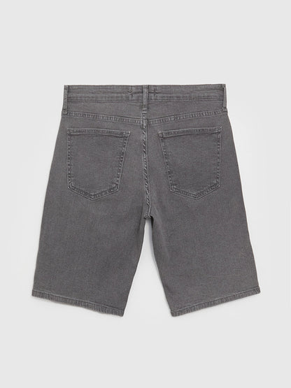 Slim Fit Men's Jean Shorts