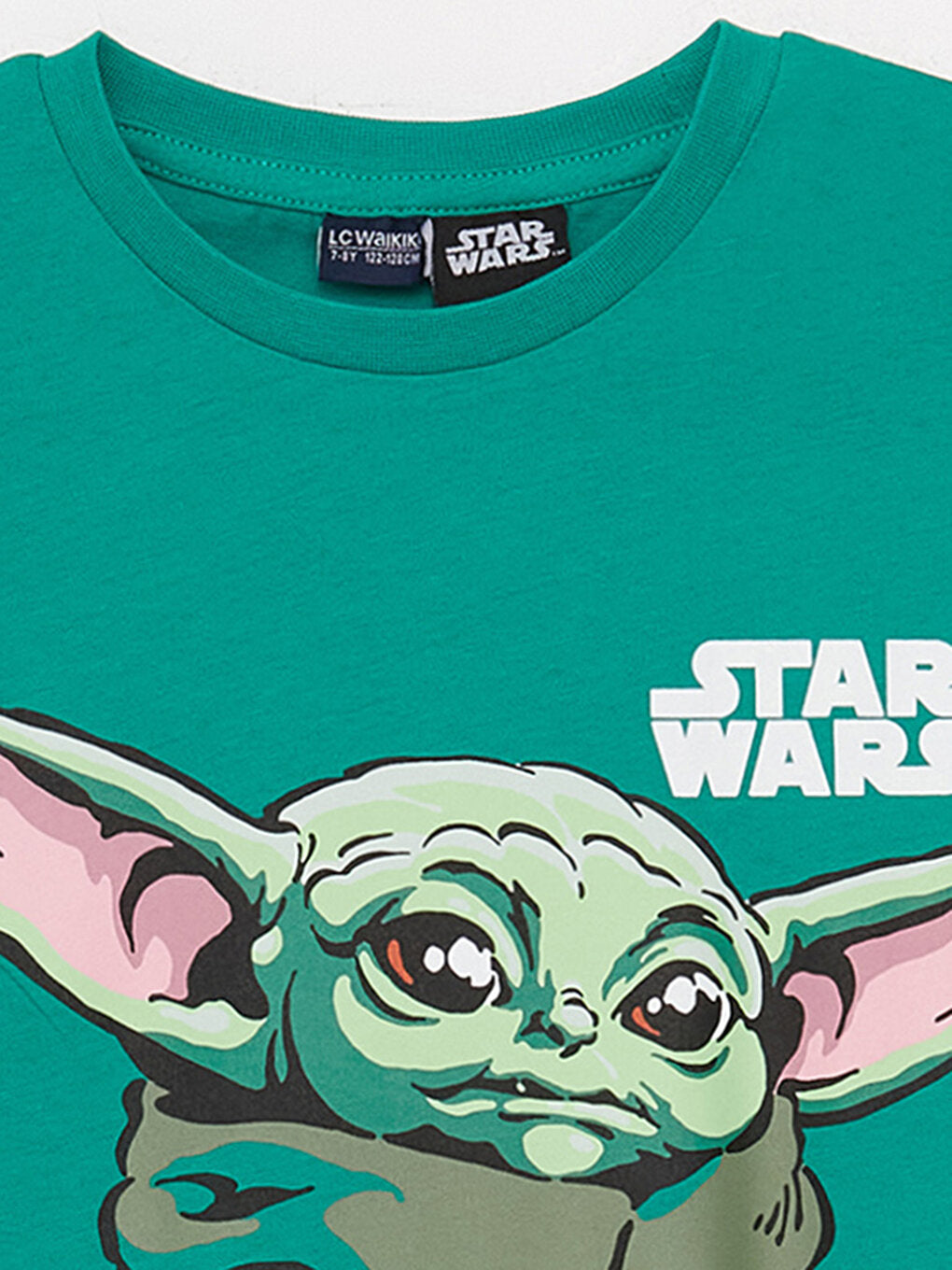 Crew Neck Star Wars Printed Short Sleeve Boys' T-Shirt