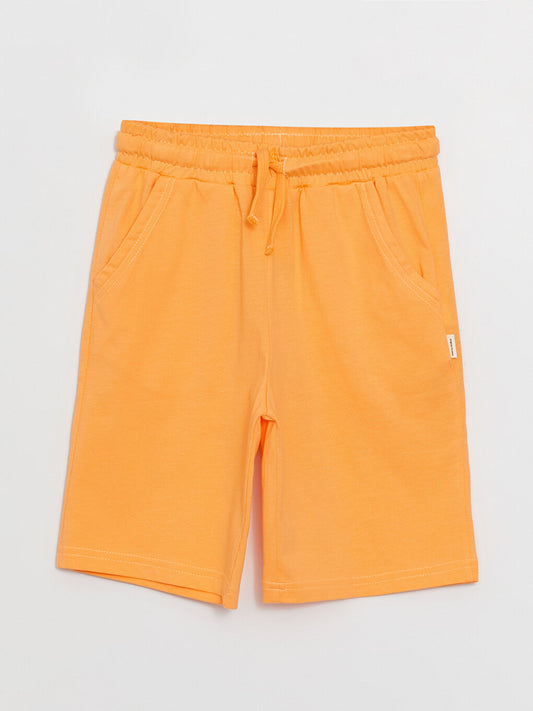 Basic Boys' Shorts with Elastic Waist