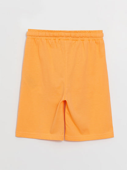 Basic Boys' Shorts with Elastic Waist