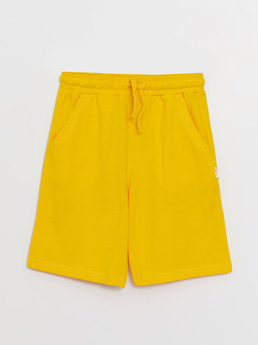 Basic Boys' Shorts with Elastic Waist