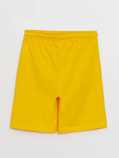 Basic Boys' Shorts with Elastic Waist