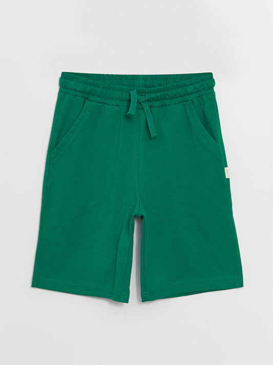 Basic Boys' Shorts with Elastic Waist