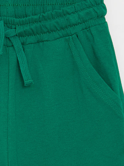 Basic Boys' Shorts with Elastic Waist