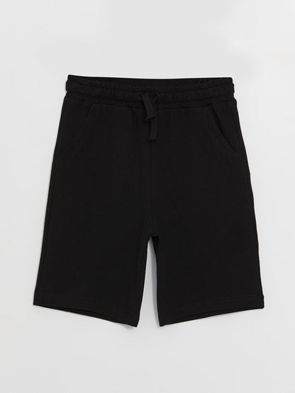 Basic Boys' Shorts with Elastic Waist