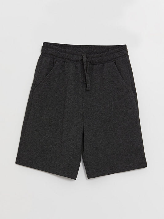 Basic Boys' Shorts with Elastic Waist