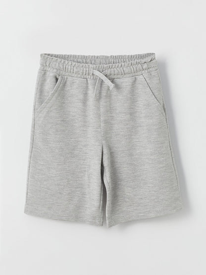 Basic Boys' Shorts with Elastic Waist