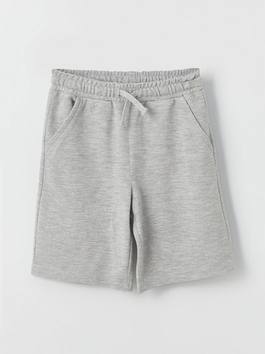 Basic Boys' Shorts with Elastic Waist