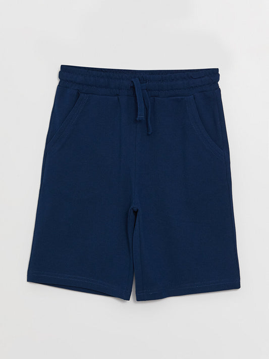 Basic Boys' Shorts with Elastic Waist