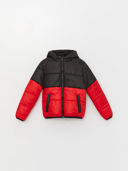 Hooded Boy's Puffer Coat