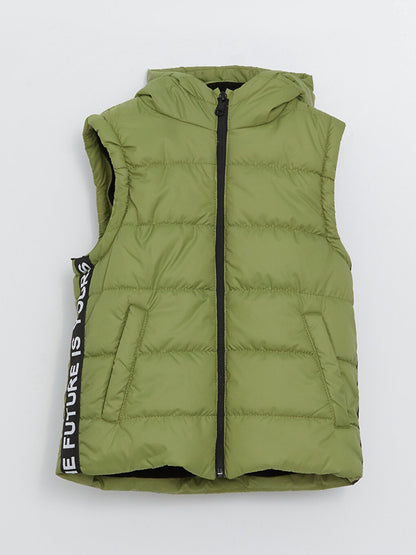 Hooded Boy's Puffer Coat