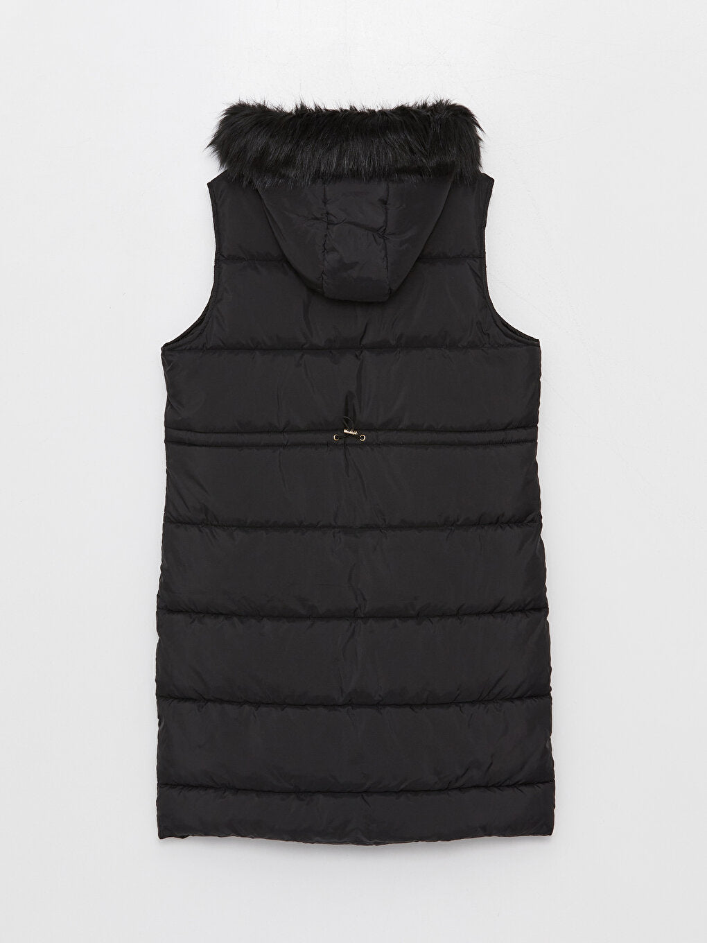 Women's Hooded Plain Puffer Vest