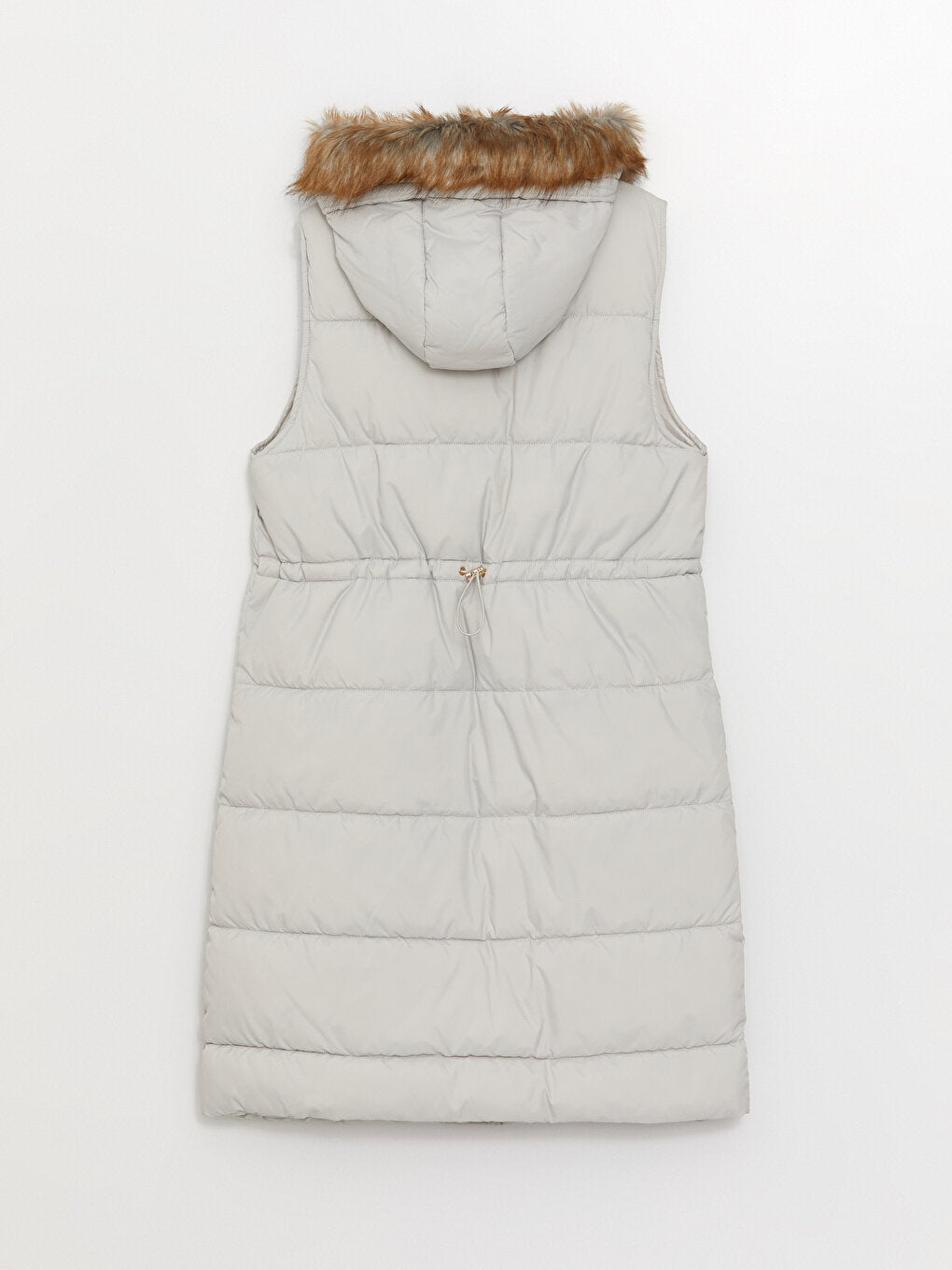 Women's Hooded Plain Puffer Vest