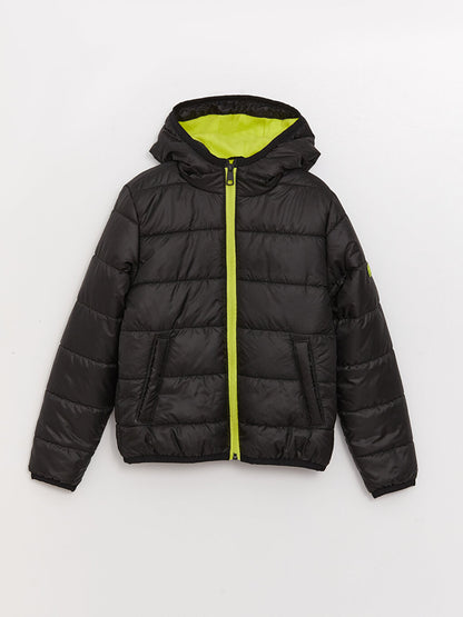 Hooded Boy's Puffer Coat