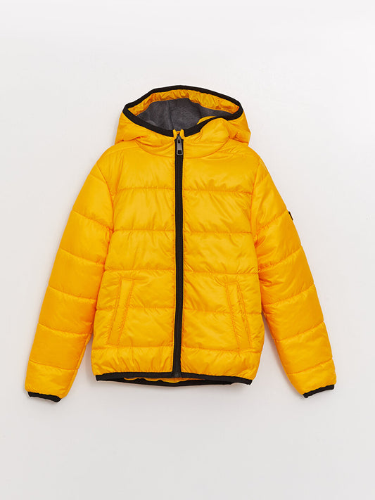 Hooded Boy's Puffer Coat