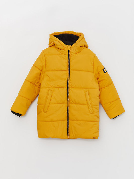 Hooded Boy's Puffer Coat