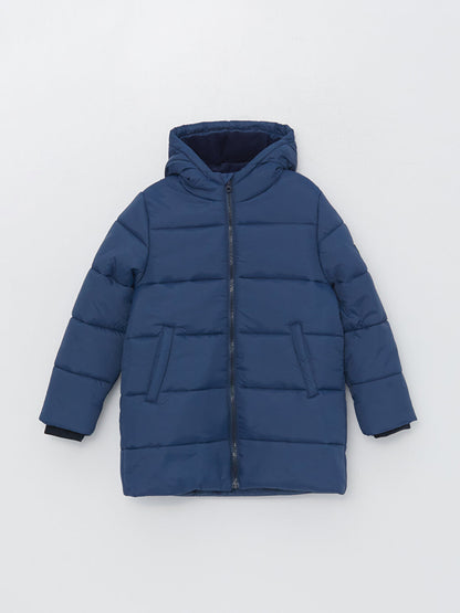 Hooded Boy's Puffer Coat