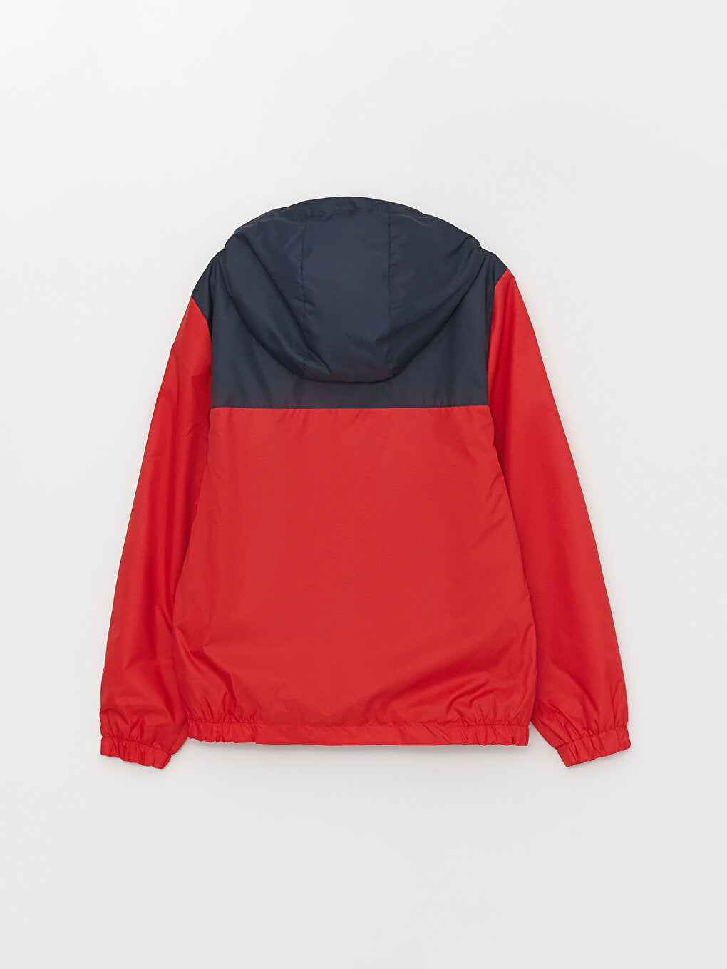 Hooded Color Blocked Boy's Raincoat