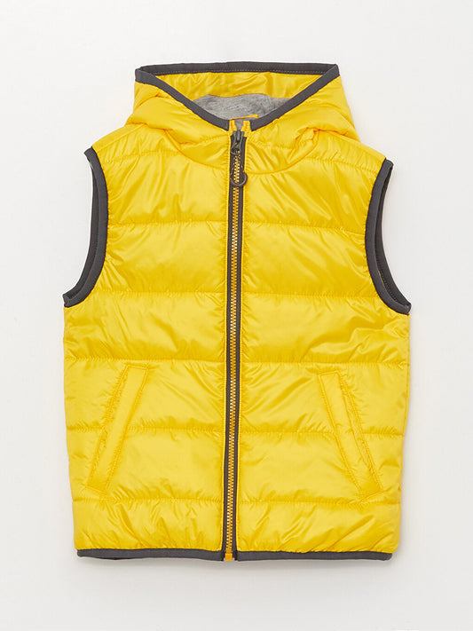 Hooded Boy Puffer Vest