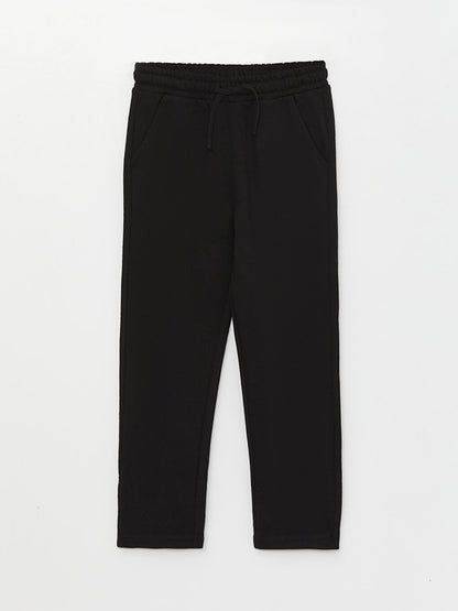 Basic Boys' Sweatpants with Elastic Waist