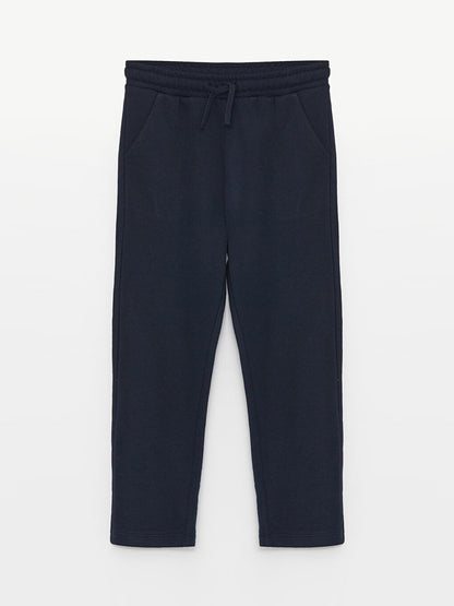 Basic Boy's Sweatpants with Elastic Waist