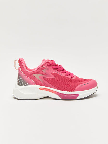 Lace-up Mesh Detailed Women's Active Sneakers