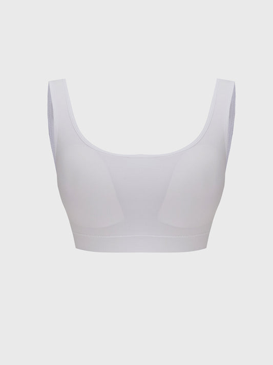 Non-Wireless Padding Plain Seamless Sports Bra