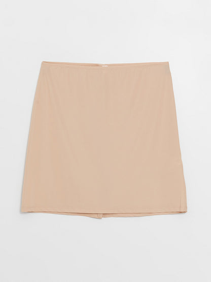 Plain Underskirt with Elastic Waist