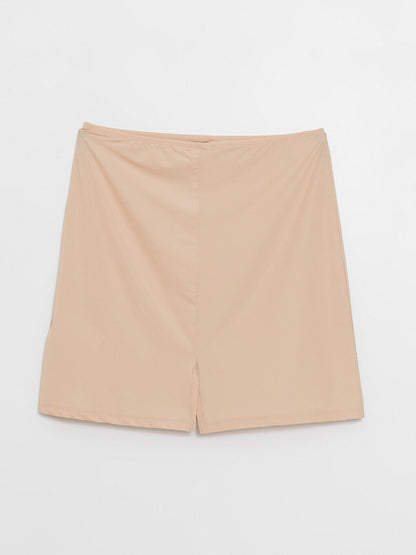 Plain Underskirt with Elastic Waist