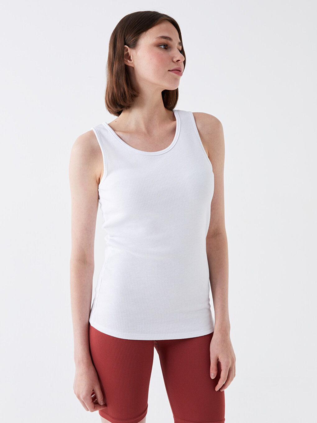 Women's Crew Neck Plain Athlete